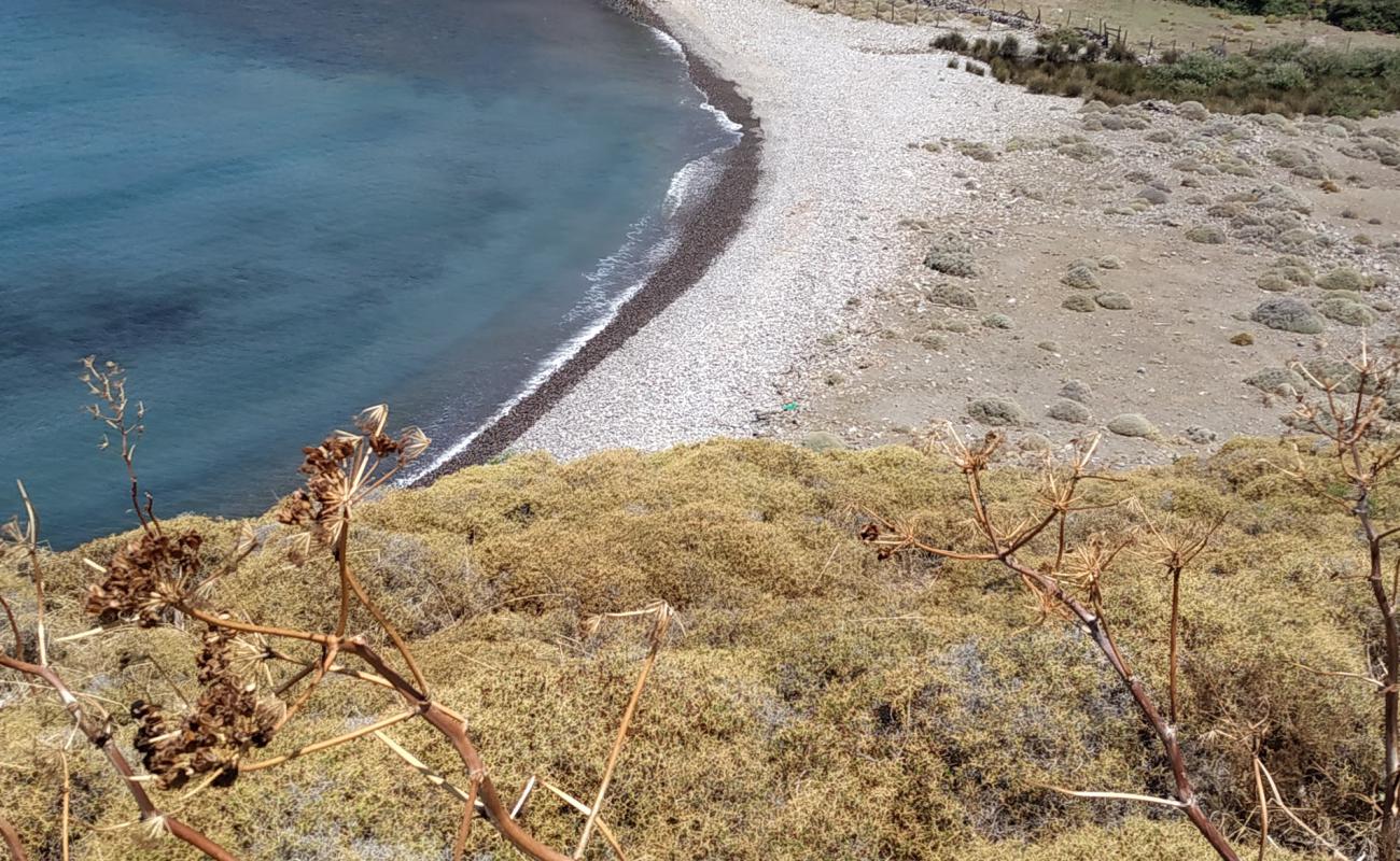 Foto af Agios Efstratos beach II med grå fin sten overflade