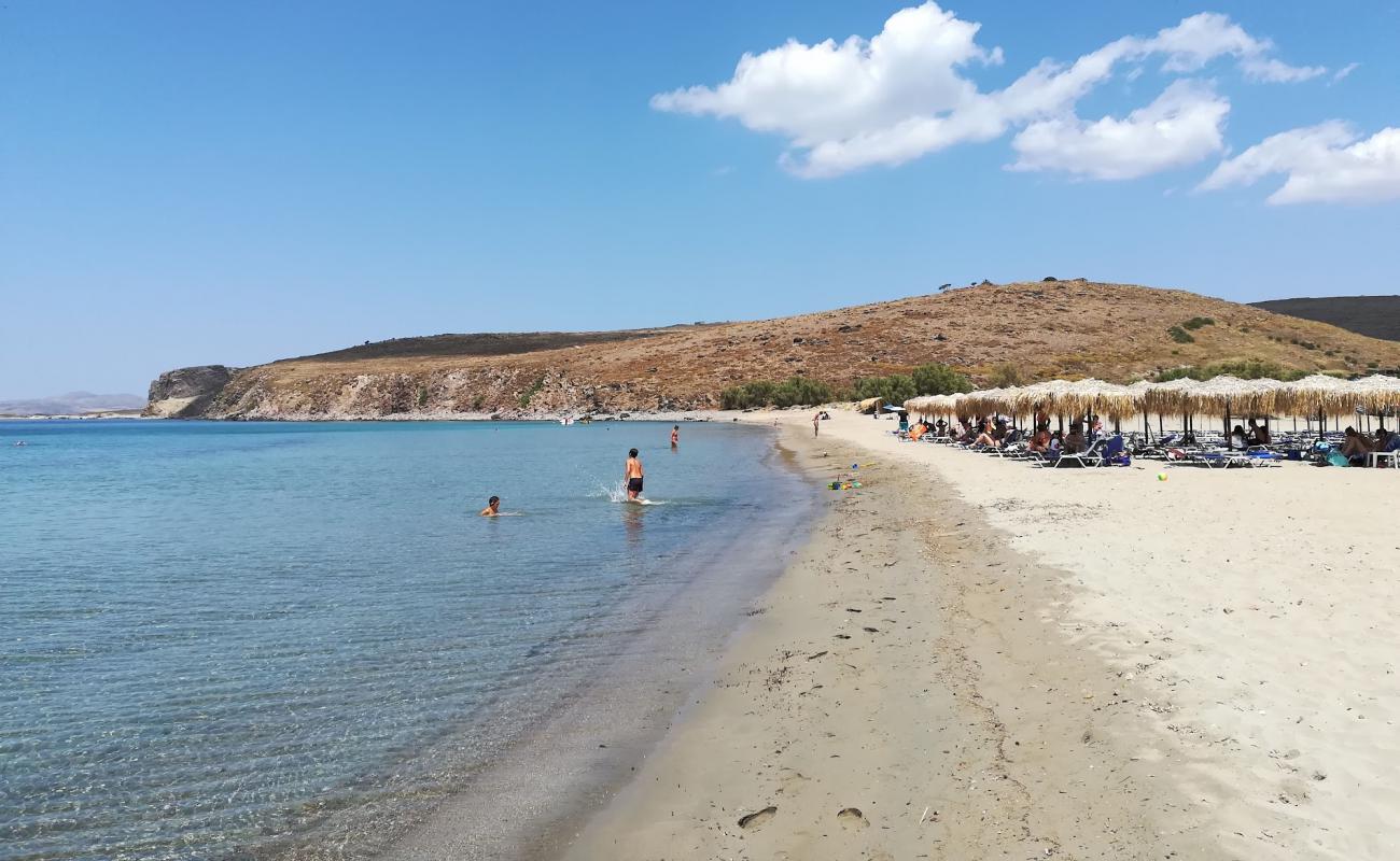 Foto af Chavouli Strand med lys sand overflade