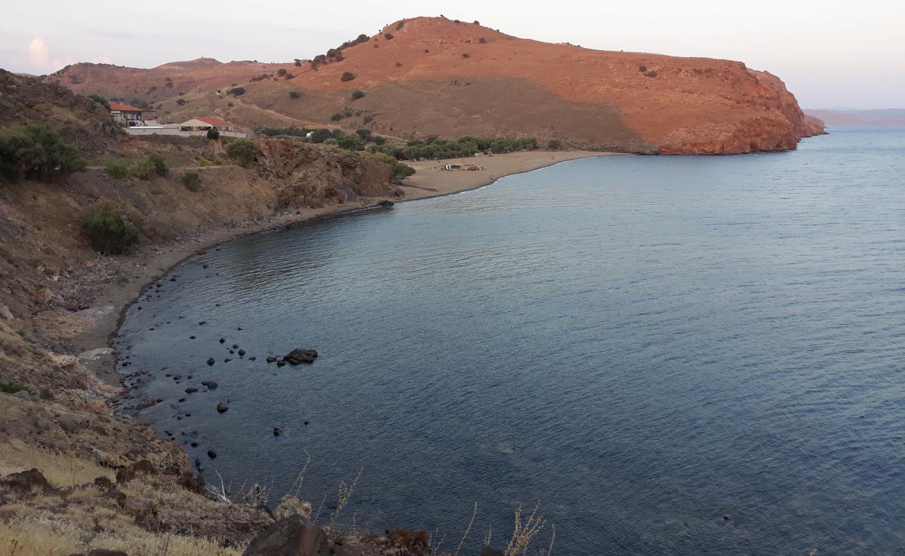 Foto af Podara beach med brunt sand overflade