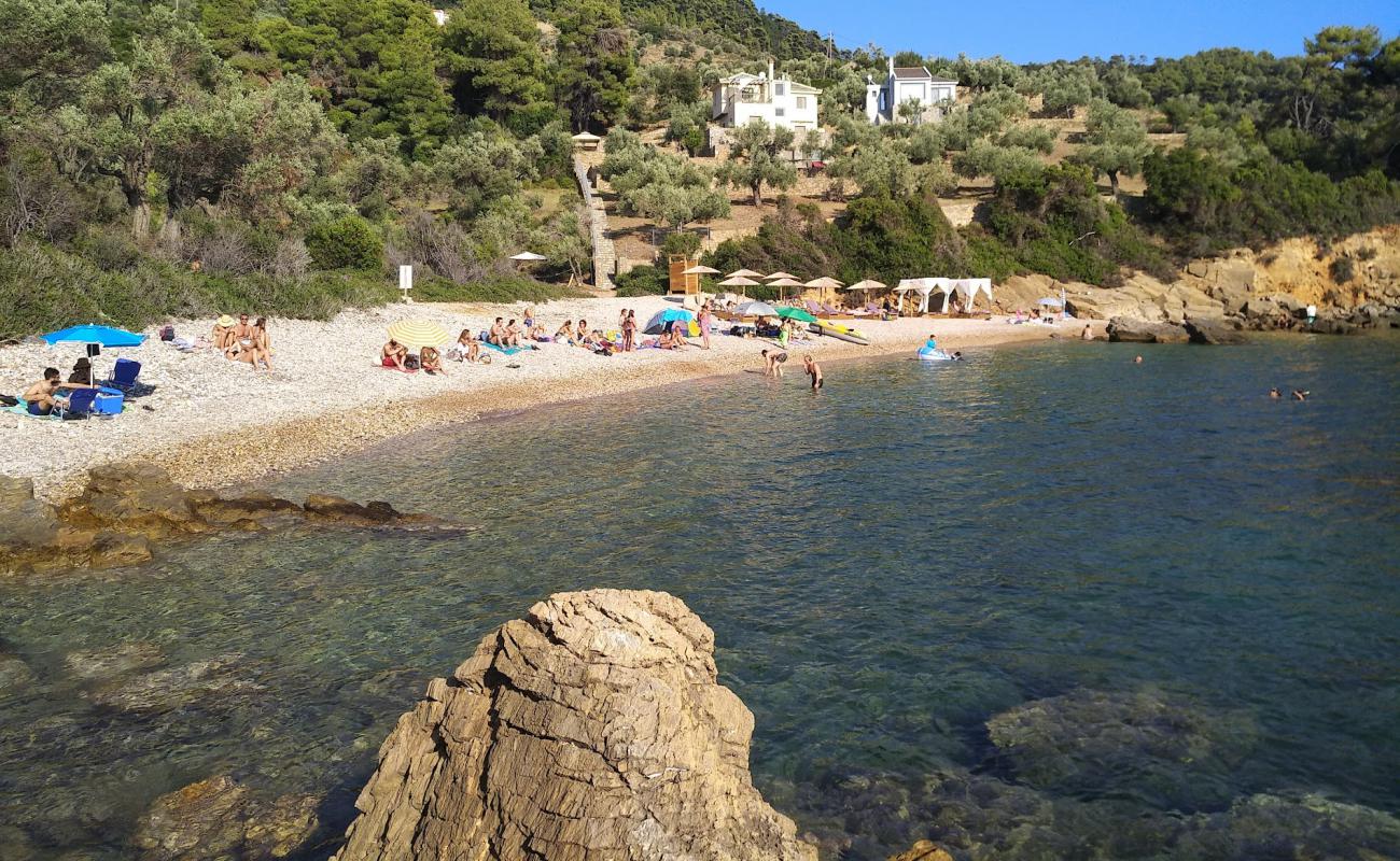 Foto af Great Sand beach med grå fin sten overflade