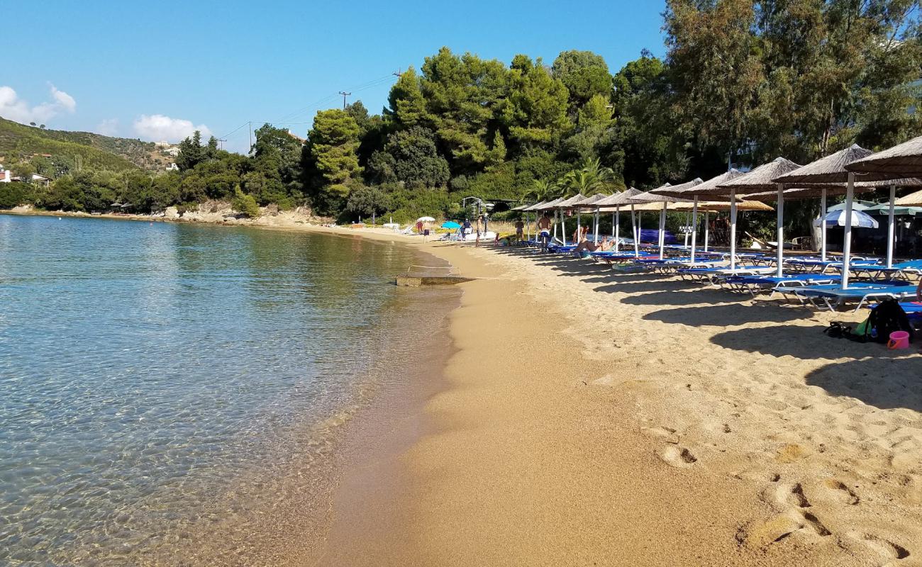 Foto af Kolios beach med lys sand overflade