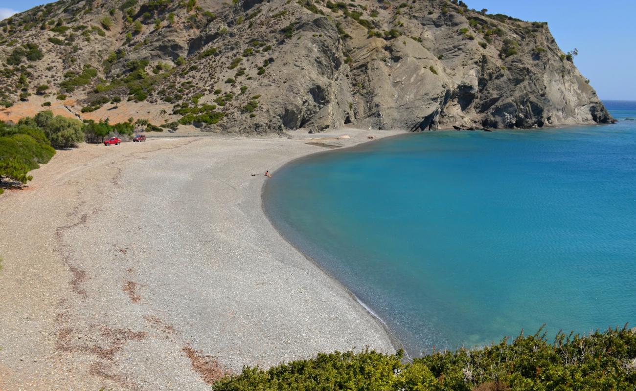 Foto af Agnotia beach med let sten overflade