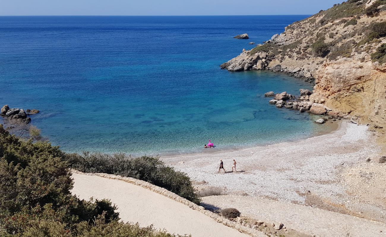 Foto af Kimisi beach med grå fin sten overflade