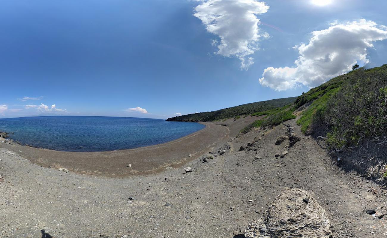 Foto af Pachia Ammos med brunt sand overflade