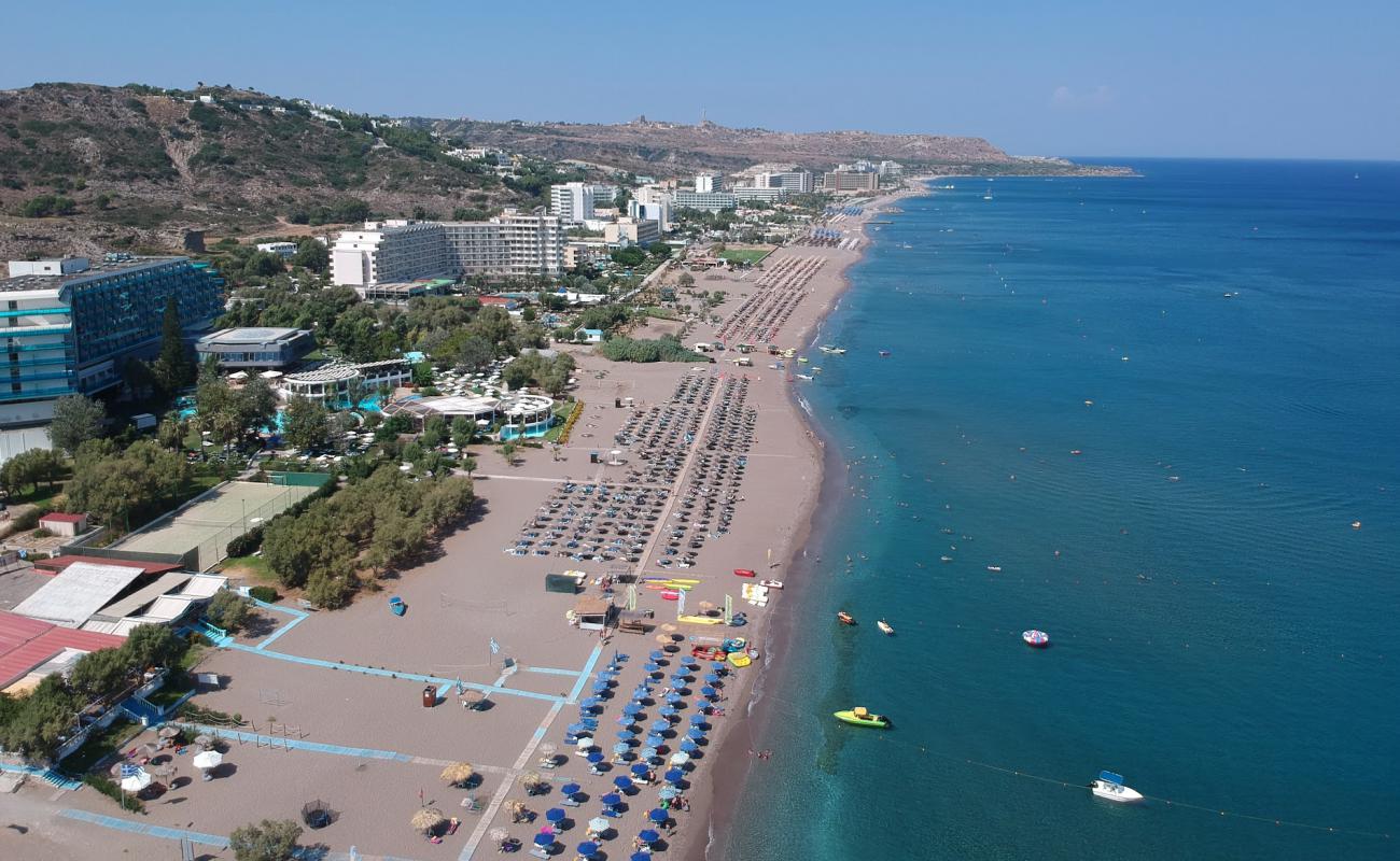 Foto af Faliraki Strand med lys sand overflade