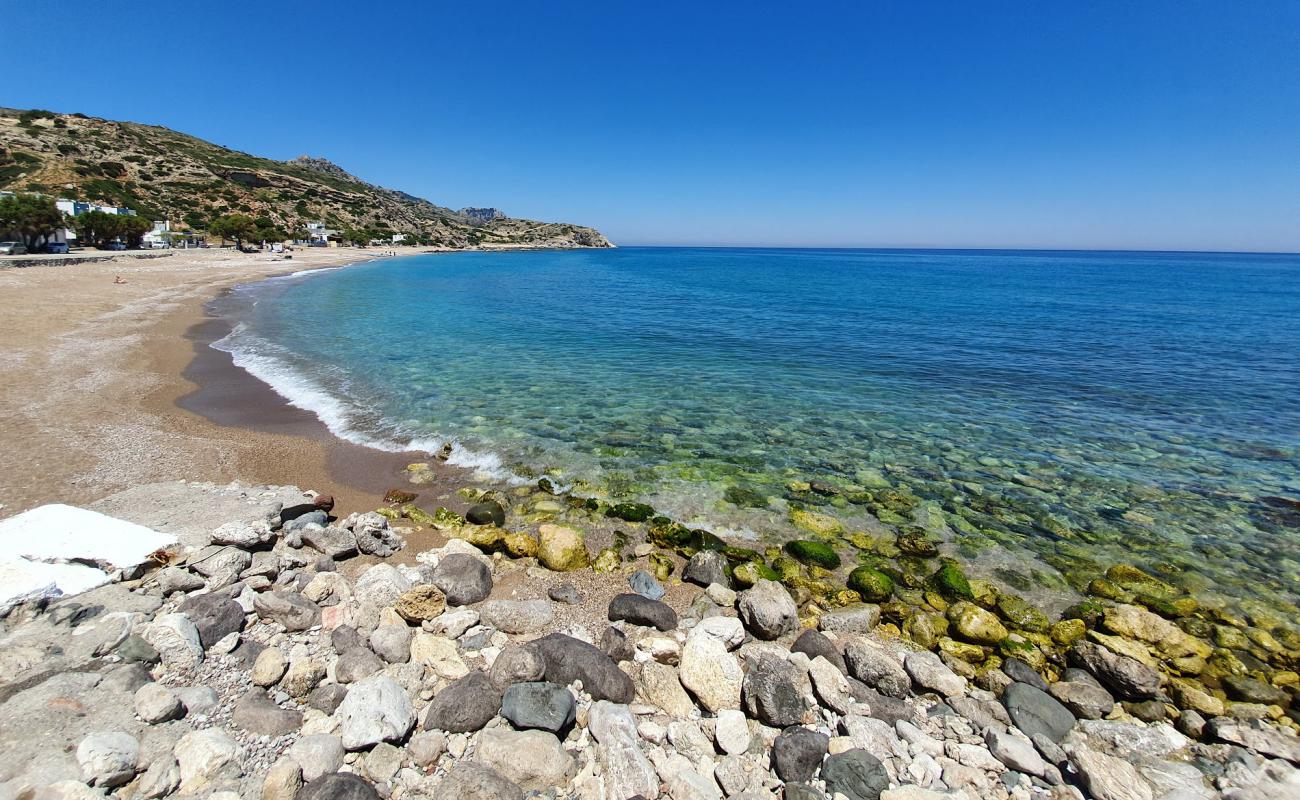 Foto af Stegna beach med let sand og småsten overflade