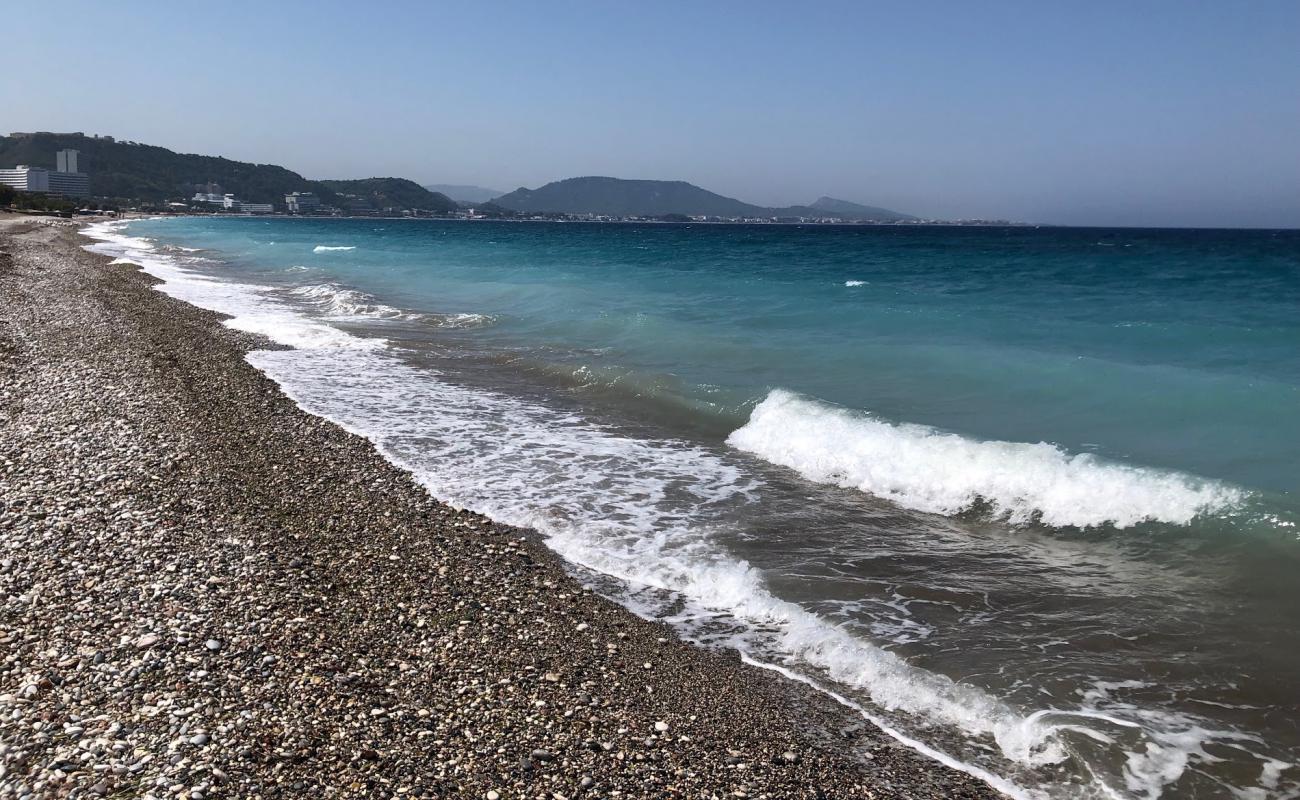 Foto af Sirene Beach med grå fin sten overflade