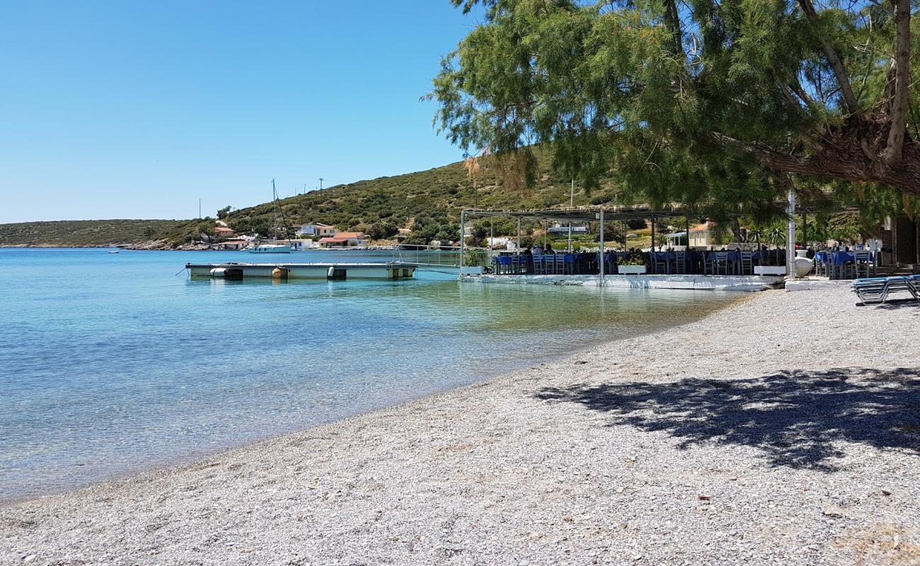 Foto af Port of Posidonio med let fin sten overflade