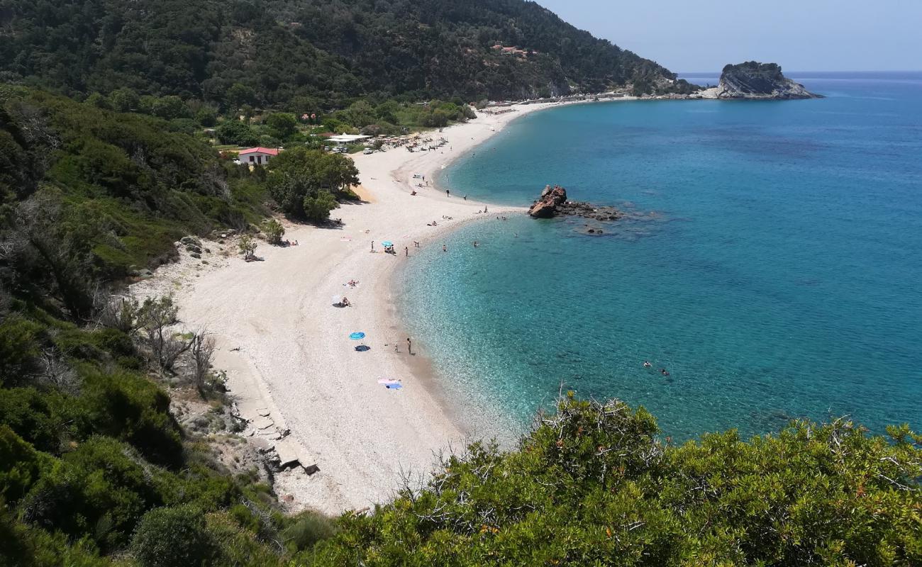 Foto af Potami beach med let sten overflade