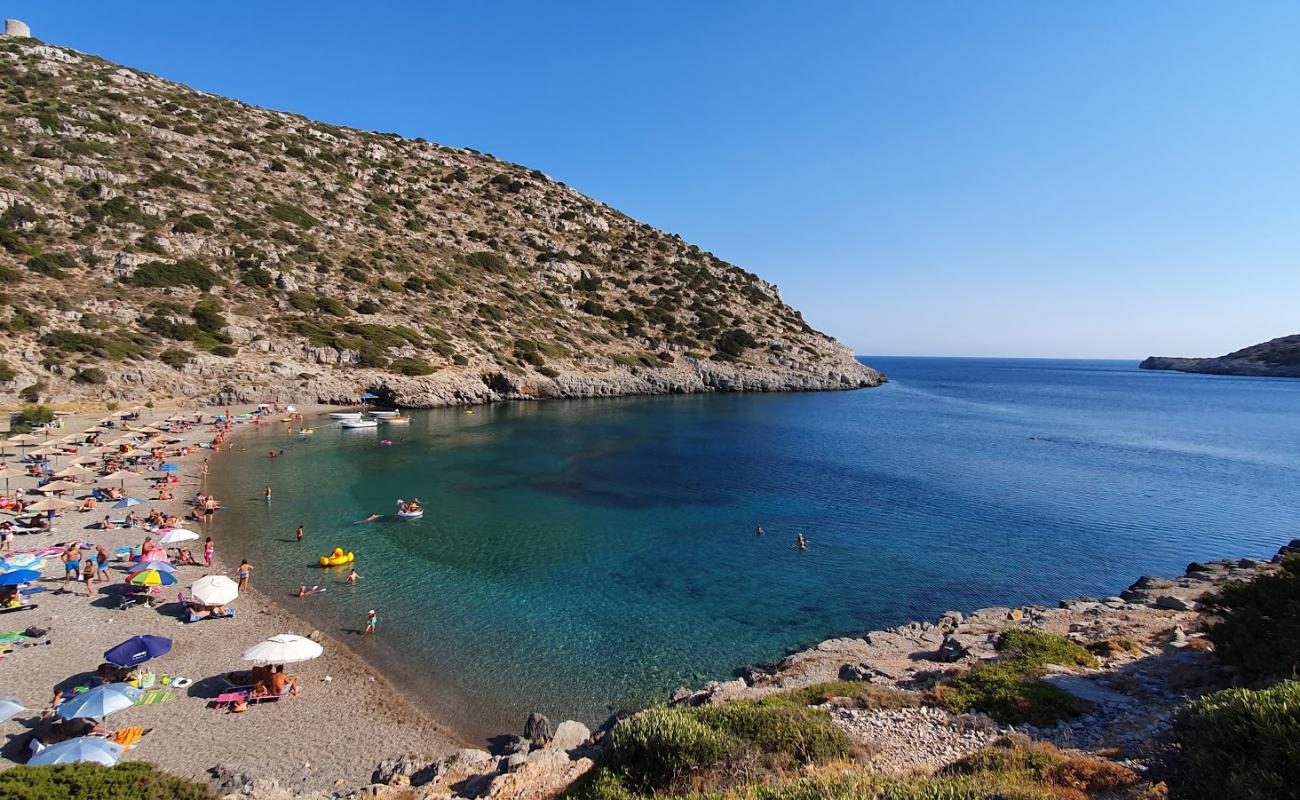 Foto af Paralia Avlonia med let fin sten overflade