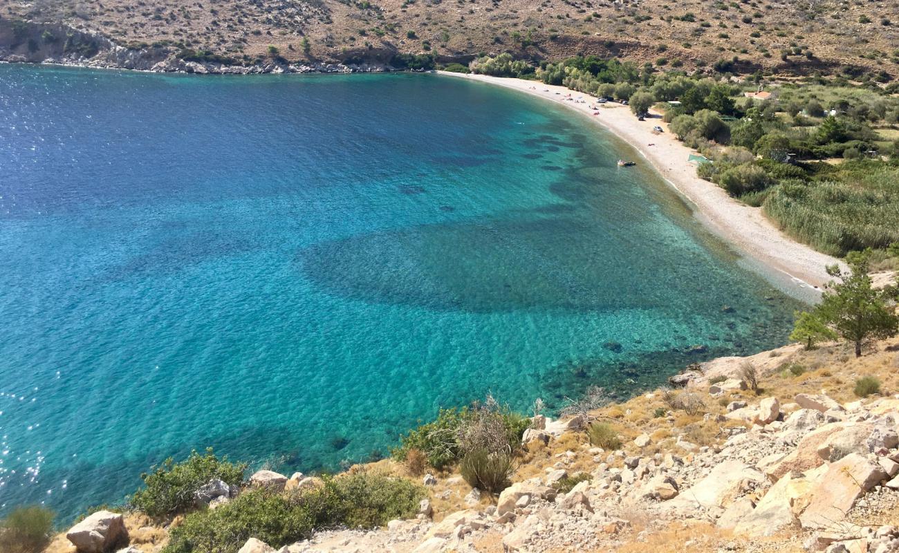 Foto af Elinda beach med let sten overflade