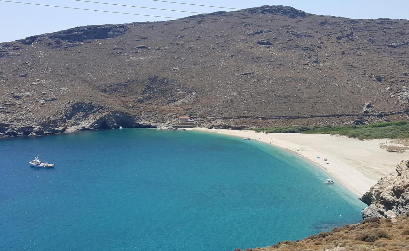 Foto af Melakonas Beach II med lys sand overflade