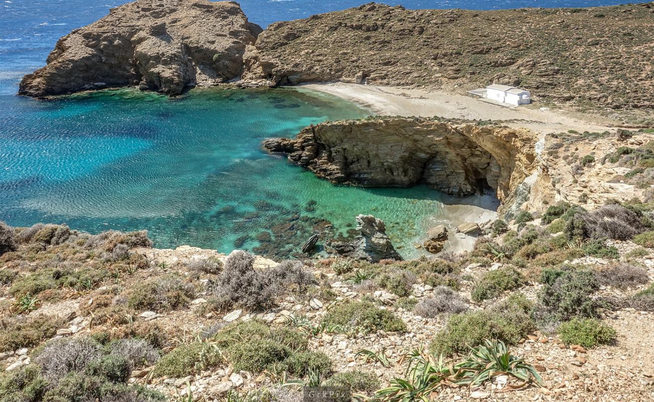 Foto af Paralia Pirgos med let fin sten overflade