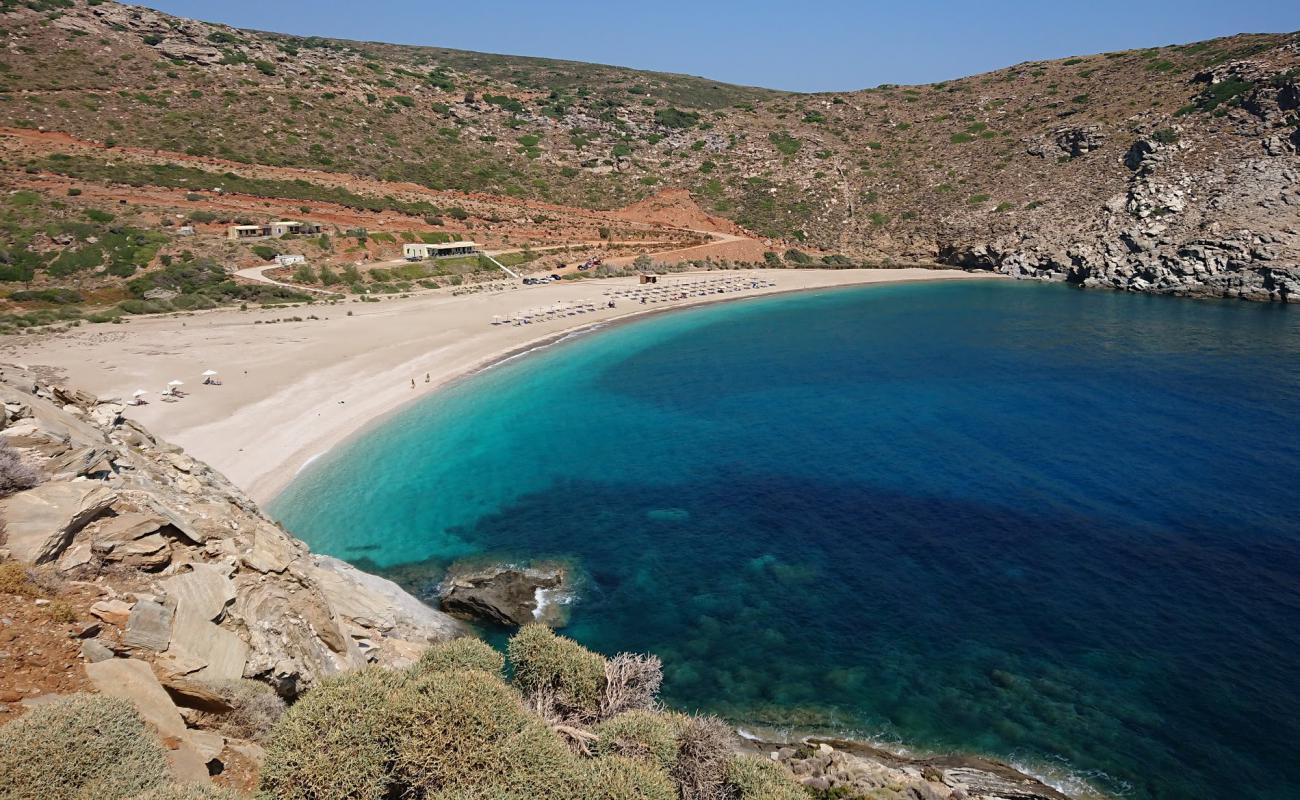 Foto af Zorkos beach med let fin sten overflade