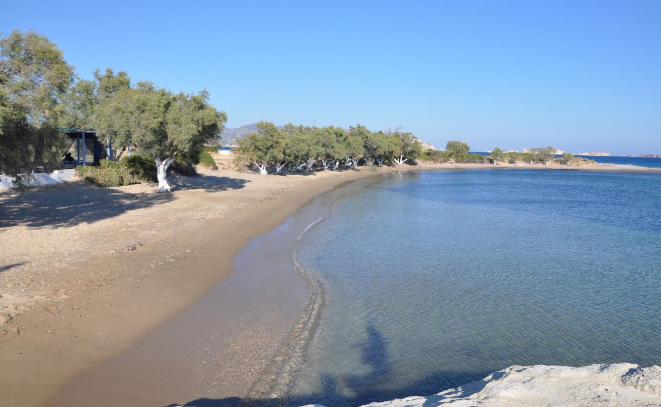 Foto af Paralia Kalamitsi med lys sand overflade