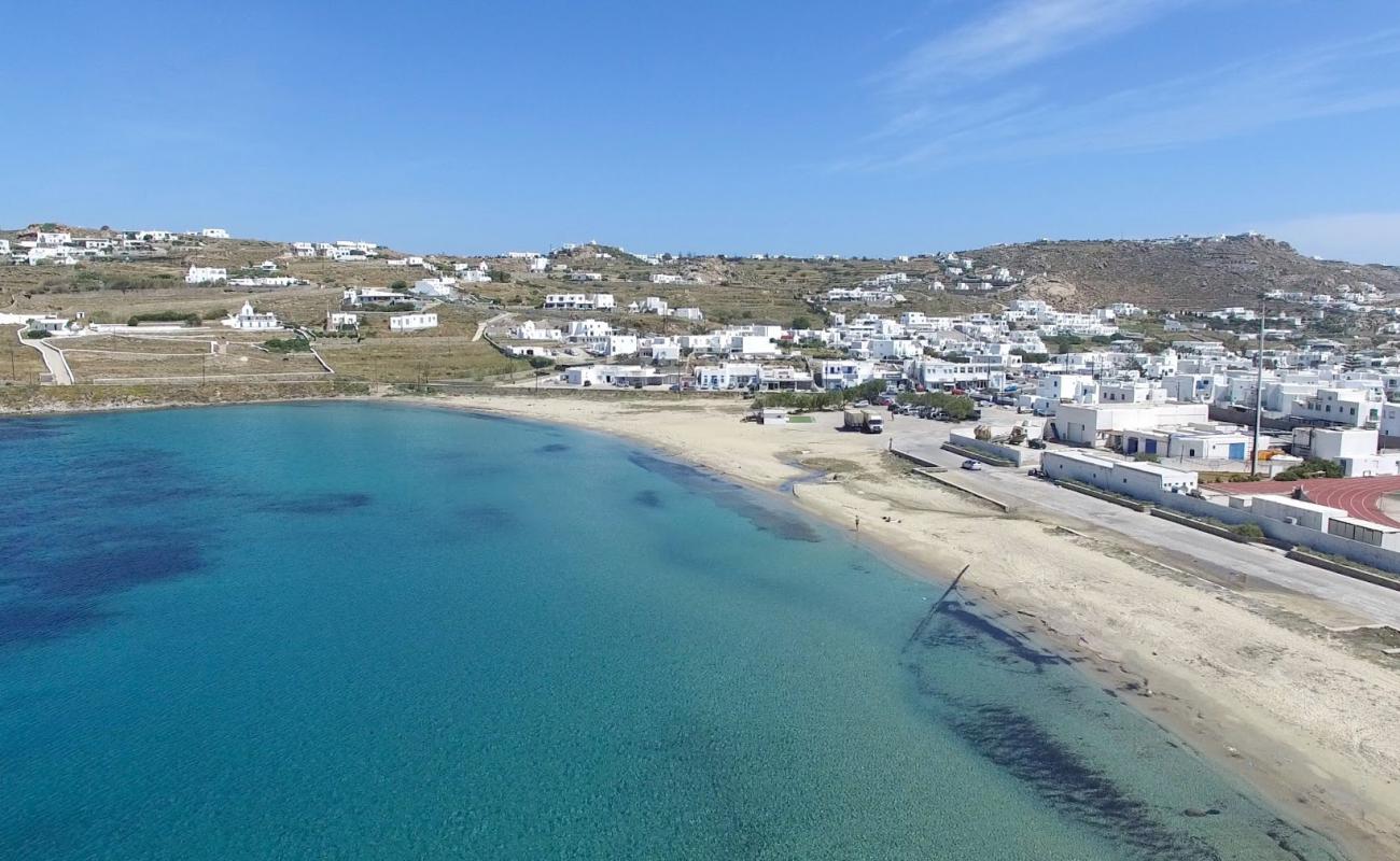 Foto af Paralia Korfos med lys sand overflade