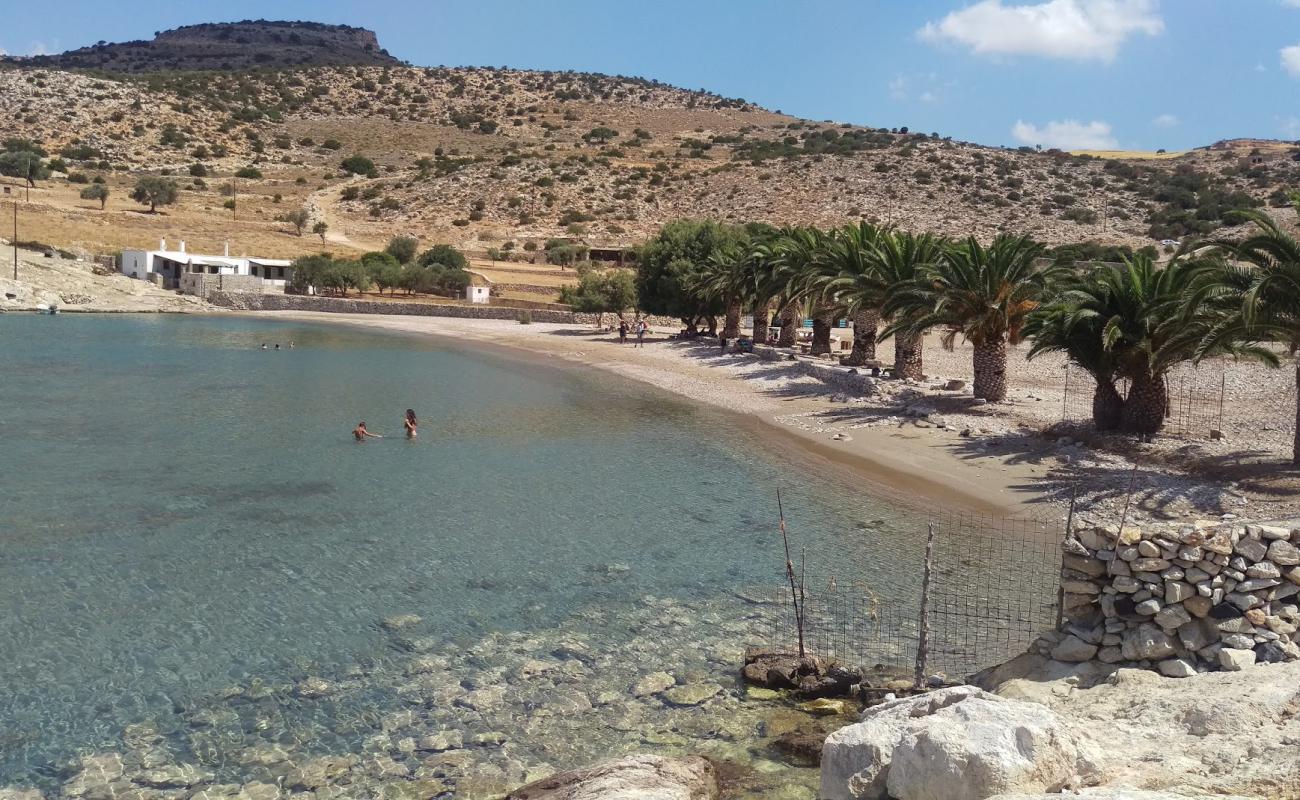 Foto af Panormos Strand med brunt sand overflade