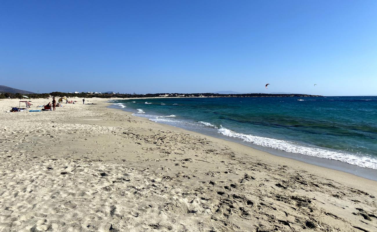 Foto af Glyfada Strand med lys fint sand overflade