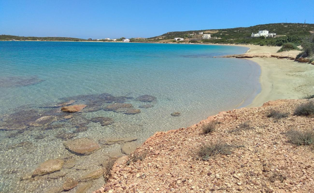 Foto af Lageri Strand med lys sand overflade