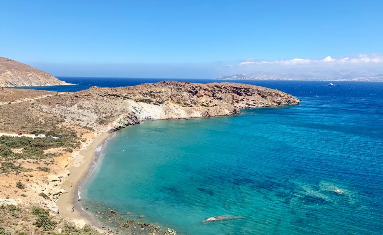 Foto af Kalogeros beach med lys sand overflade