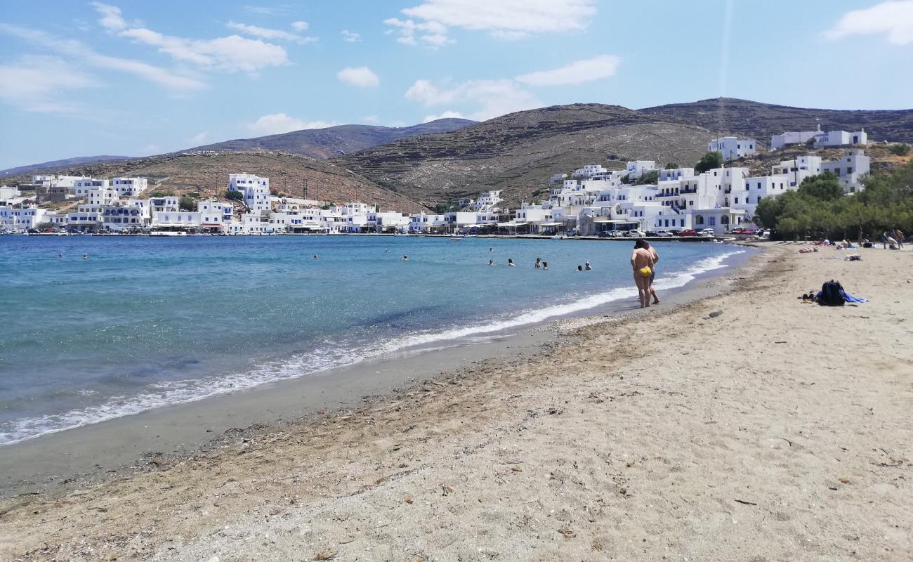 Foto af Panormos beach med lys sand overflade