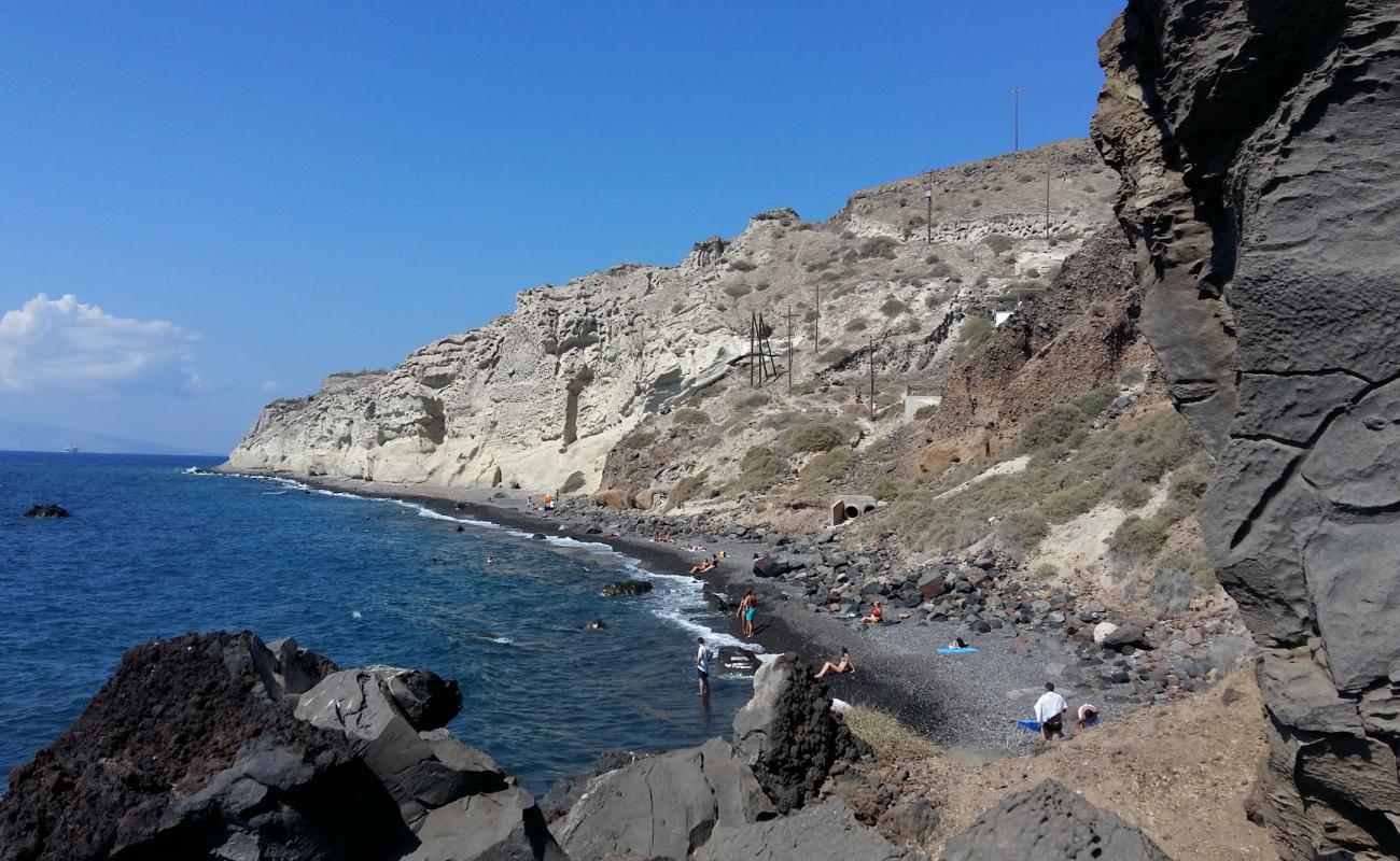 Foto af Paralia Katharos med let sten overflade