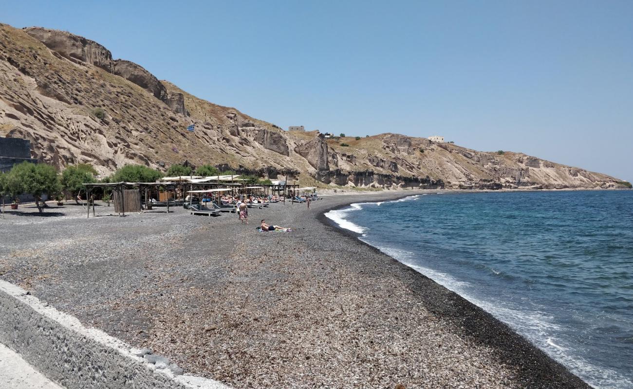 Foto af Kanakari beach med gråt sand og småsten overflade