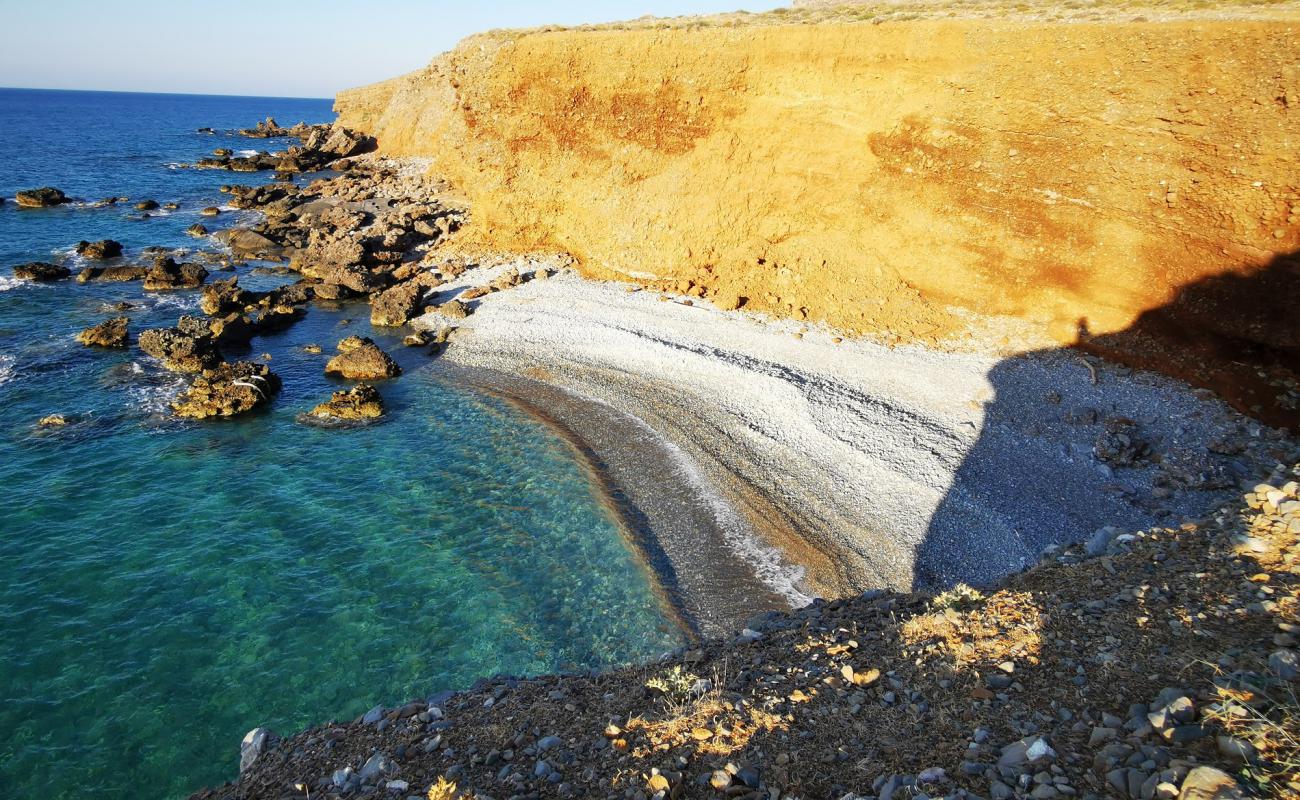 Foto af Anogeia beach med let sten overflade