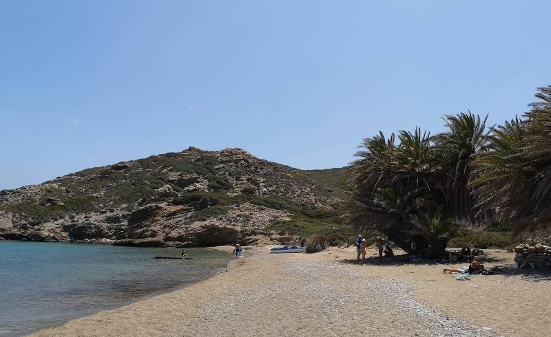 Foto af Itanos Strand med lys sand overflade