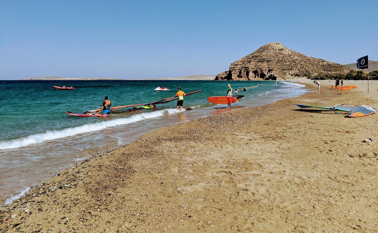 Foto af Paralia Kouremenos med brunt sand overflade