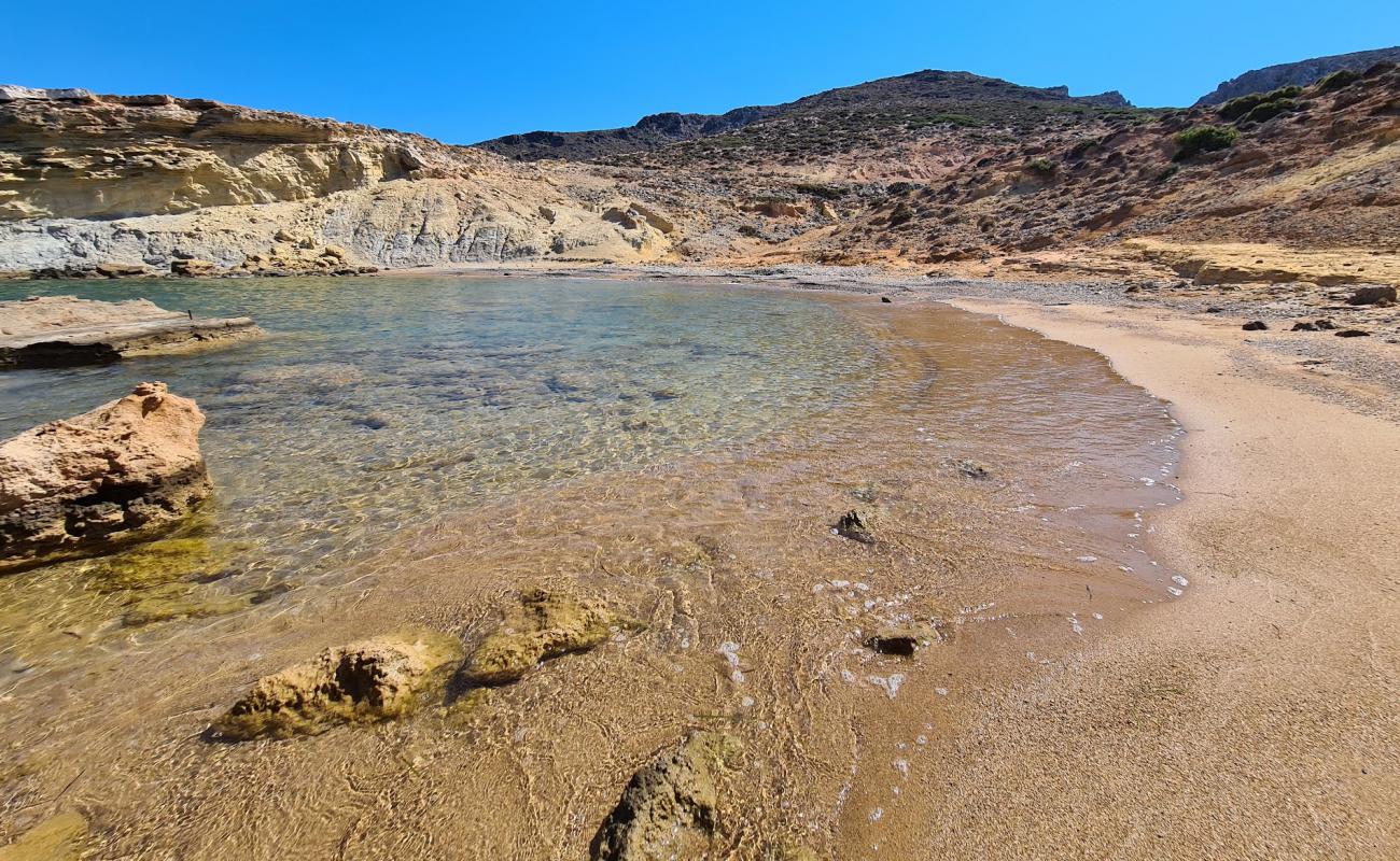 Foto af Clay beach med brunt sand og sten overflade