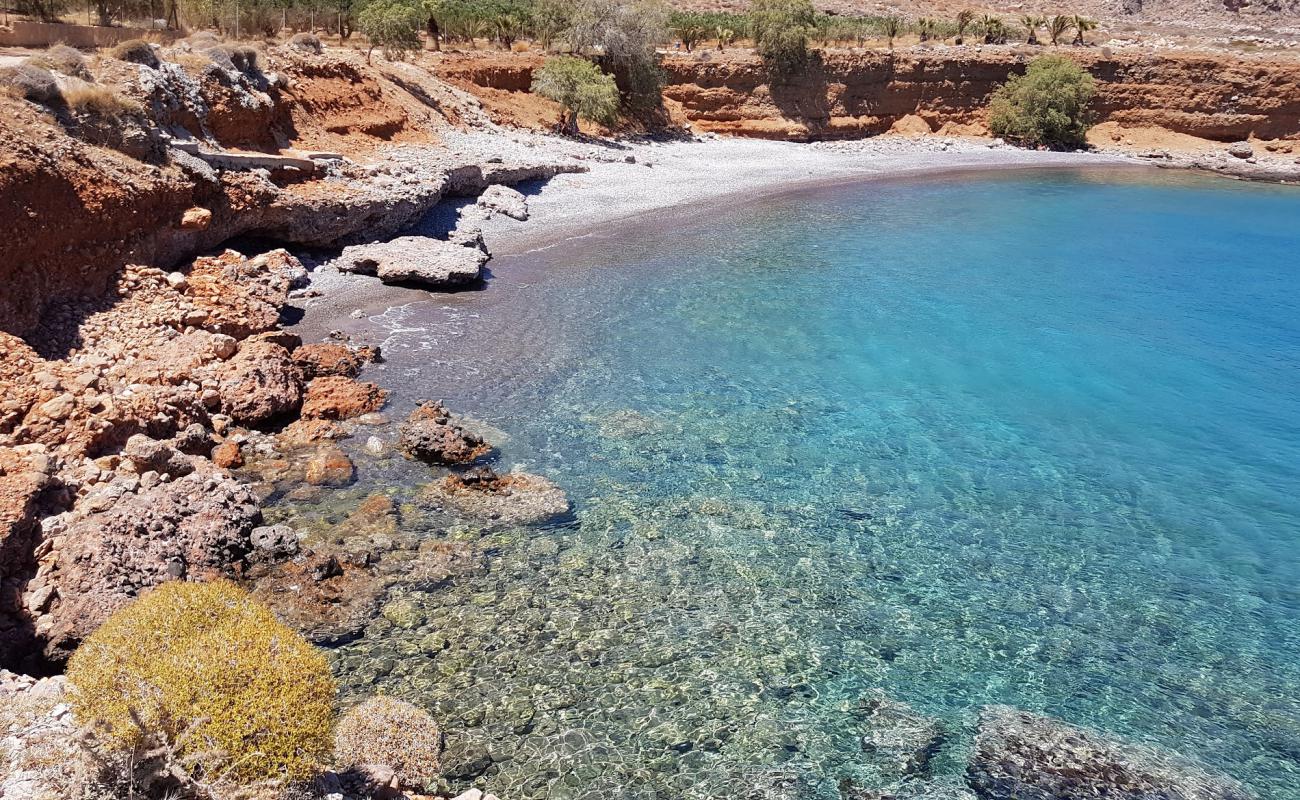 Foto af Ligia Lakos beach med let sten overflade