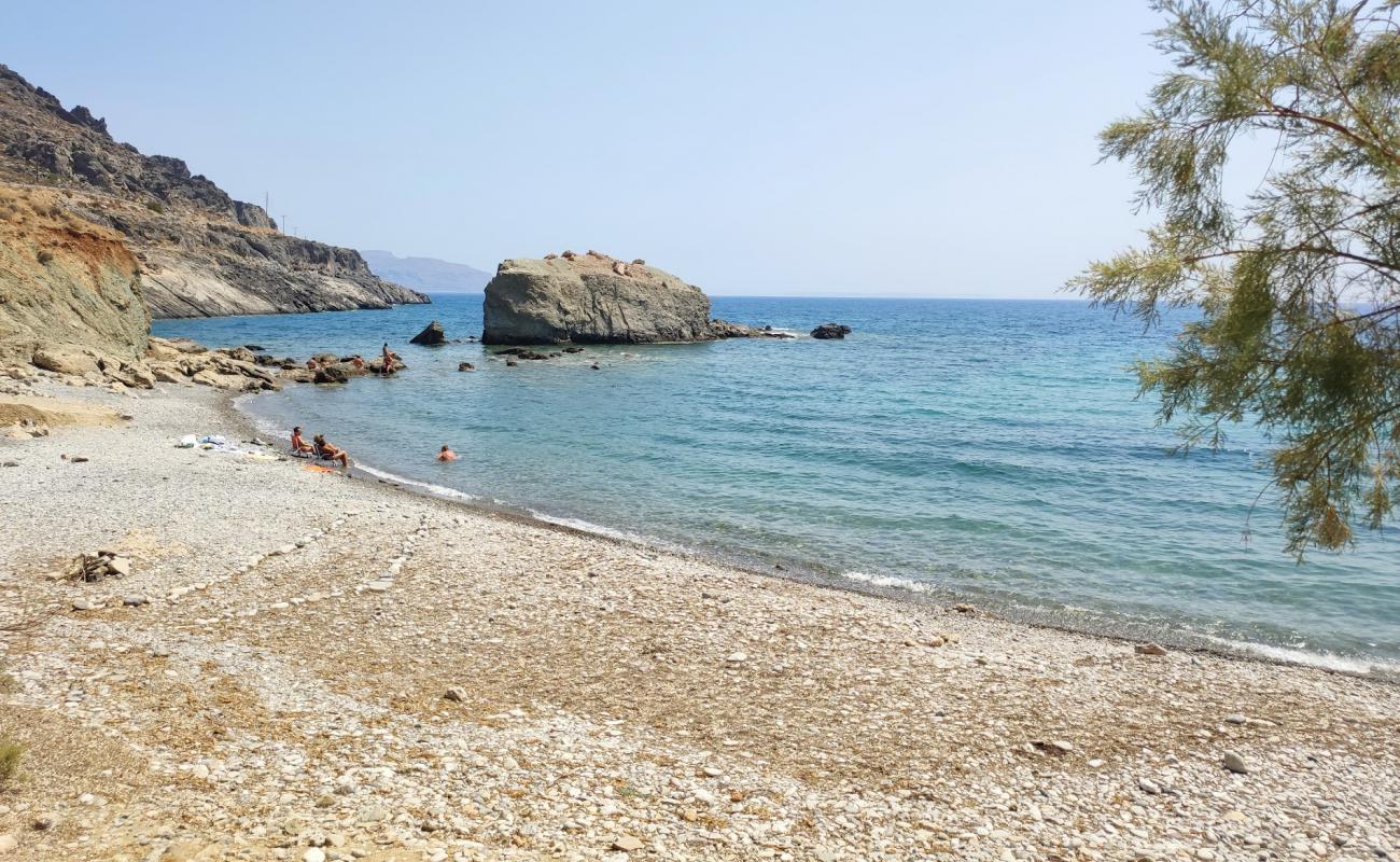 Foto af Vlychada beach med let sten overflade