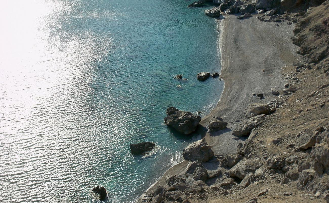 Foto af Kalami beach med grå sten overflade