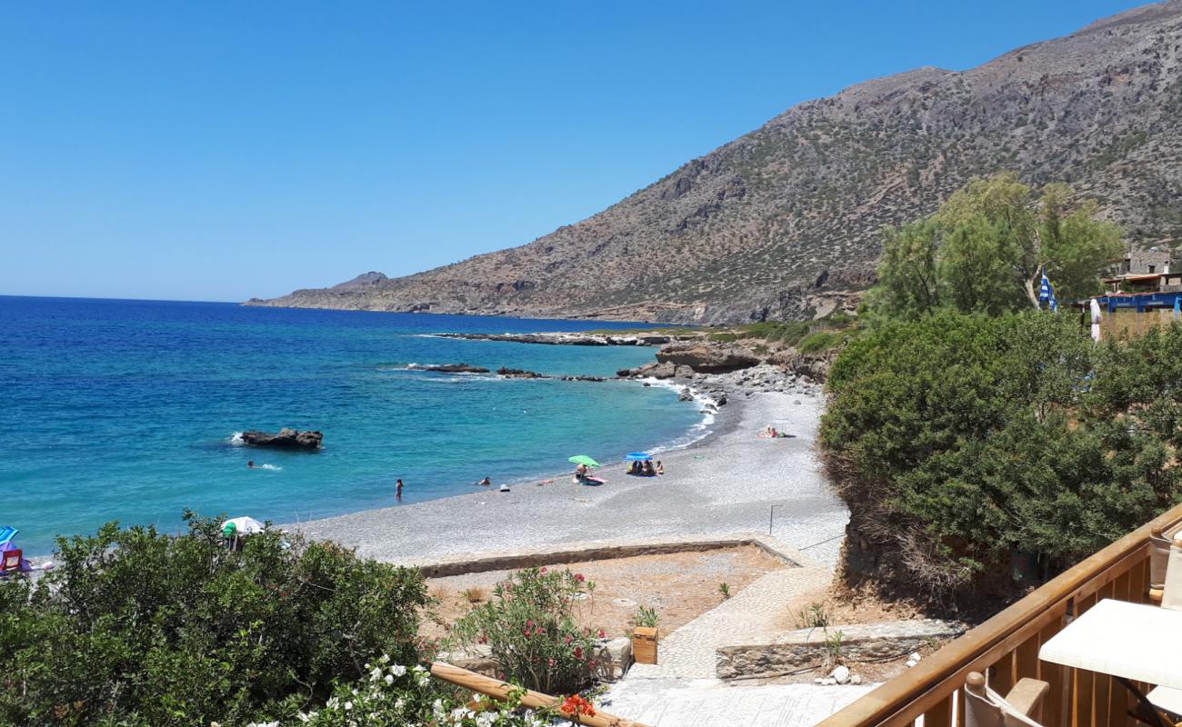 Foto af Agios Ioannis beach med grå sten overflade