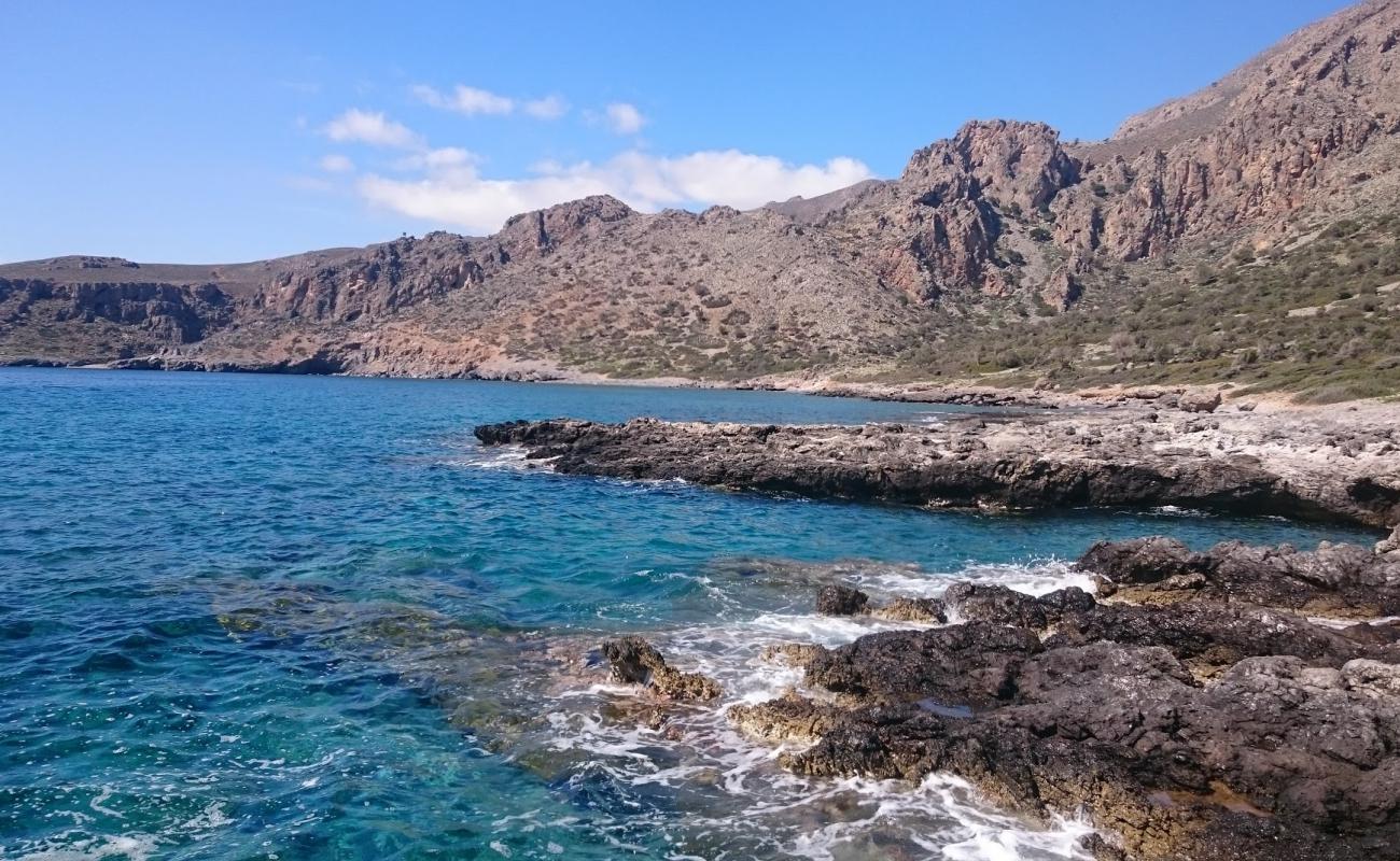 Foto af Salamia beach med grå sten overflade