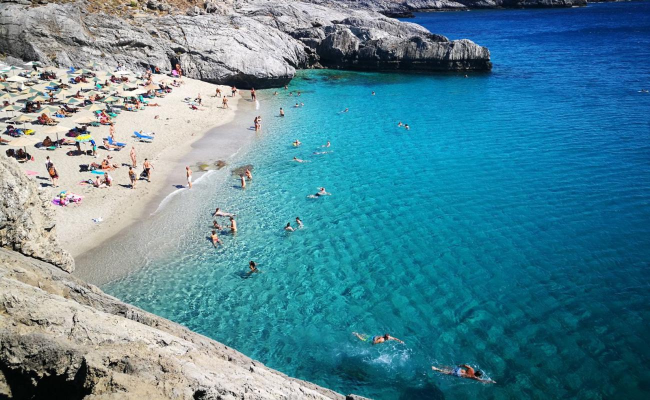 Foto af Ammoudaki beach med let fin sten overflade