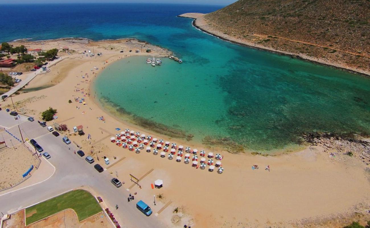 Foto af Stavros Beach med lys sand overflade