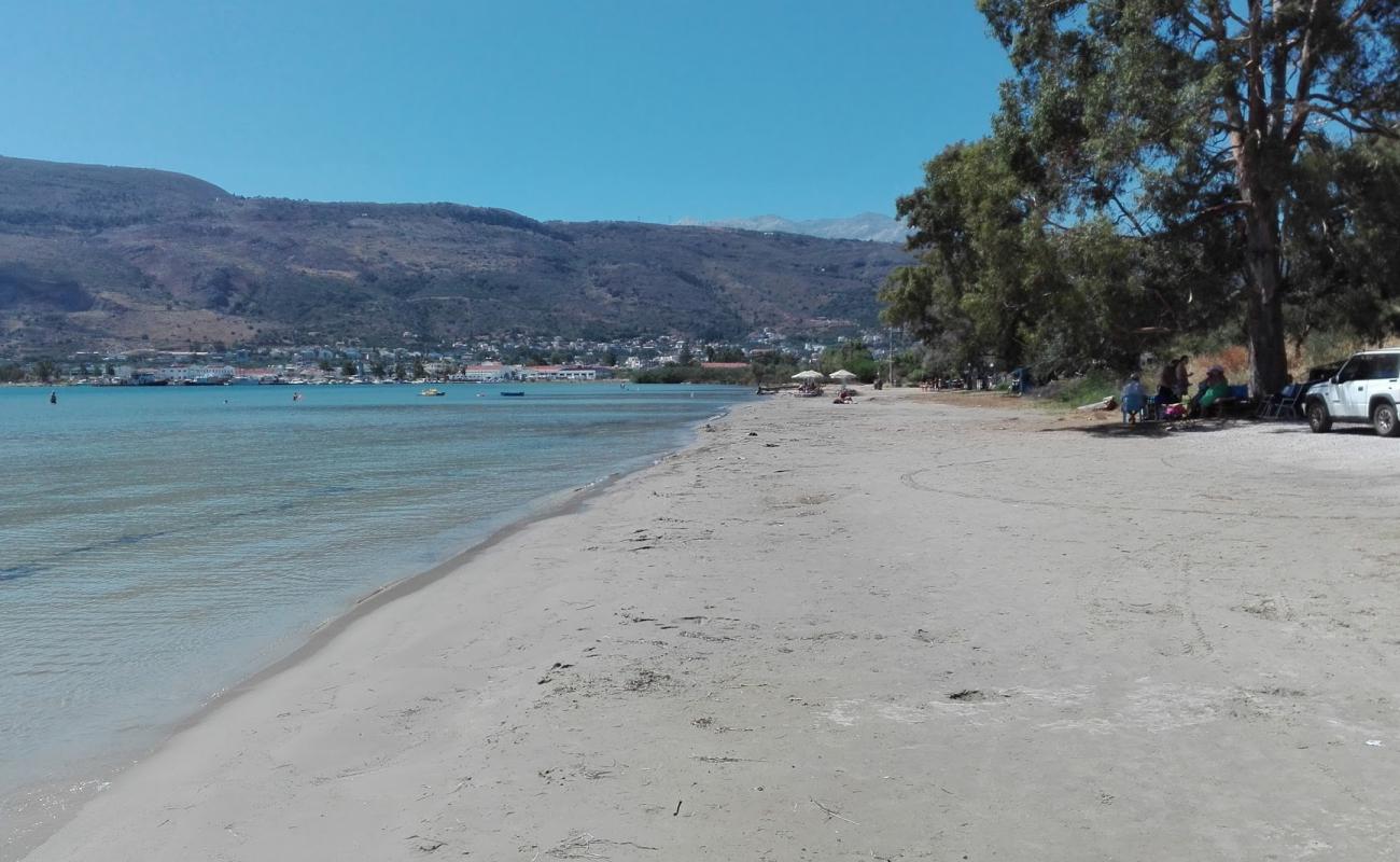 Foto af Meltemaki beach med lys sand overflade