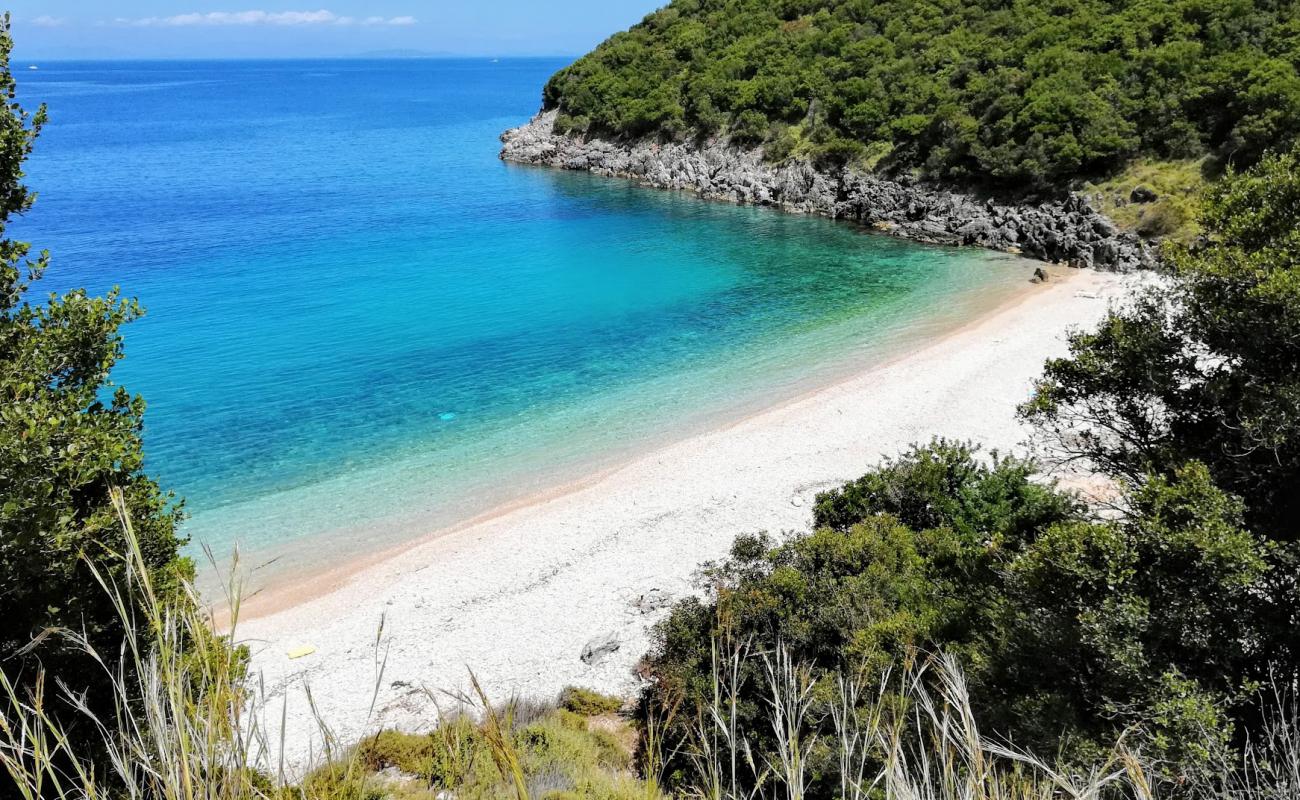 Foto af Kaminia beach med let sten overflade