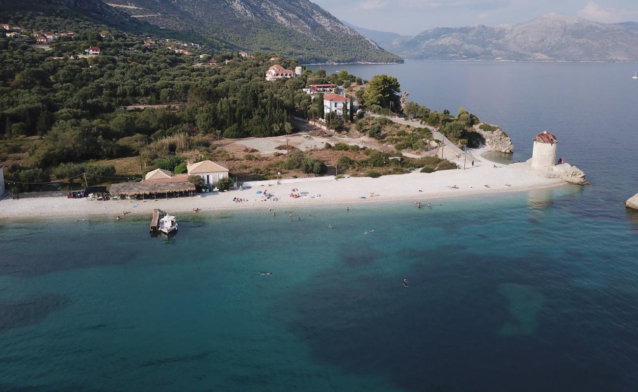 Foto af Agrapidia Beach med let sten overflade