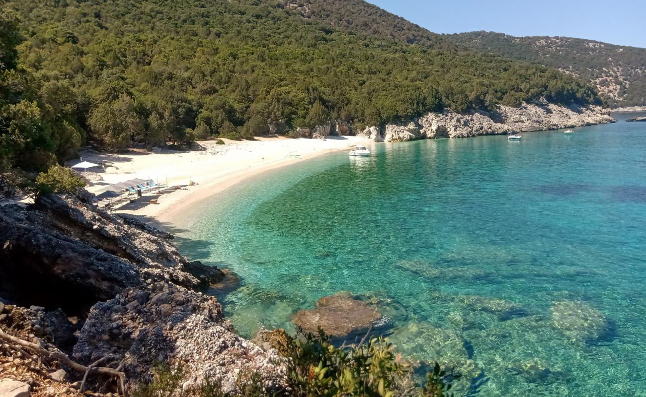 Foto af Koutsoupia Strand med let fin sten overflade