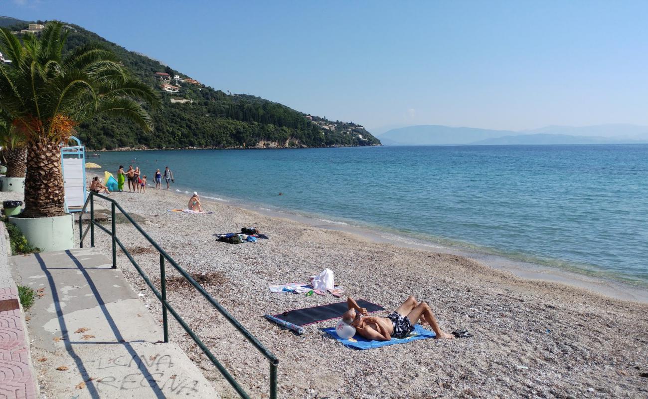 Foto af Ipsos beach med let fin sten overflade