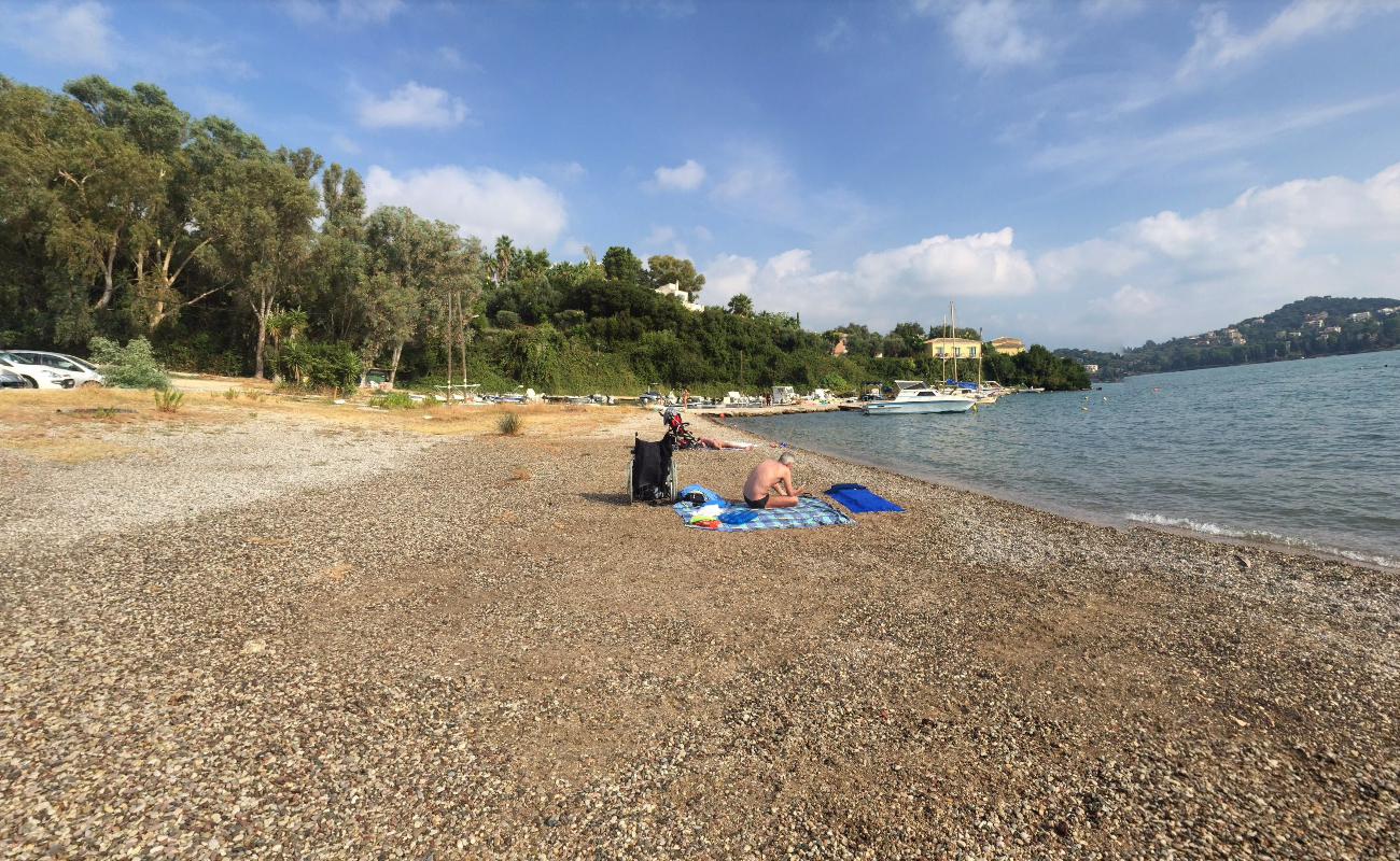 Foto af Gouvia beach med blåt vand overflade