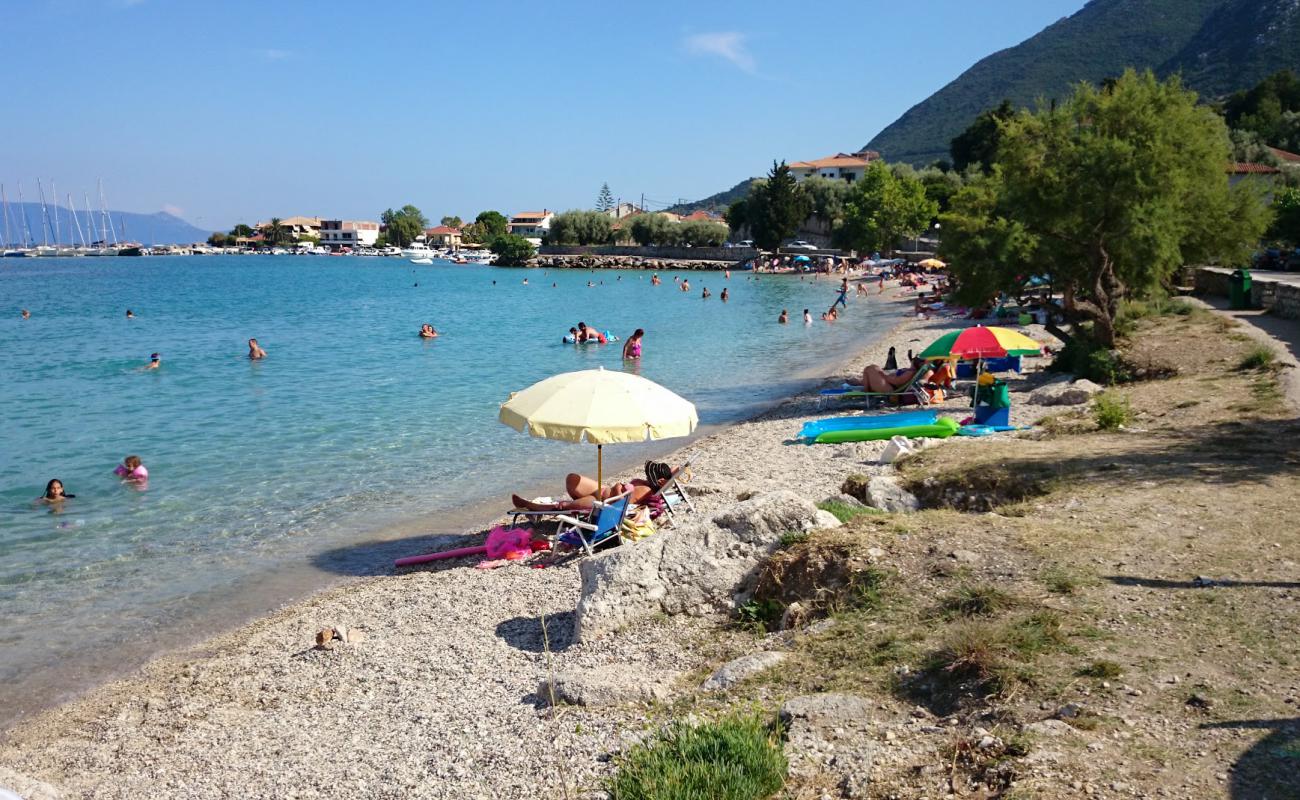 Foto af Limni beach med grå sten overflade