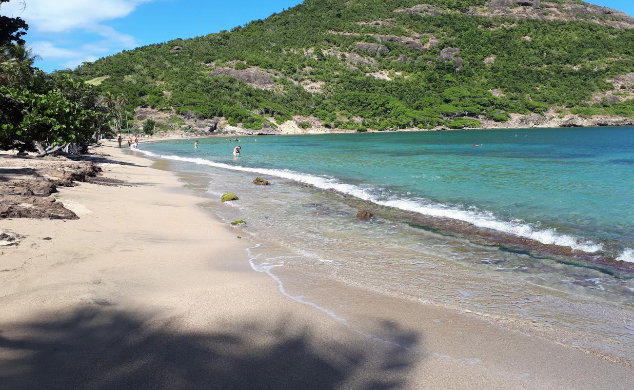 Foto af Plage de Pompierre med lys sand overflade