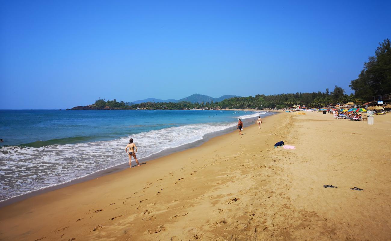 Foto af Patnem Beach med lys sand overflade