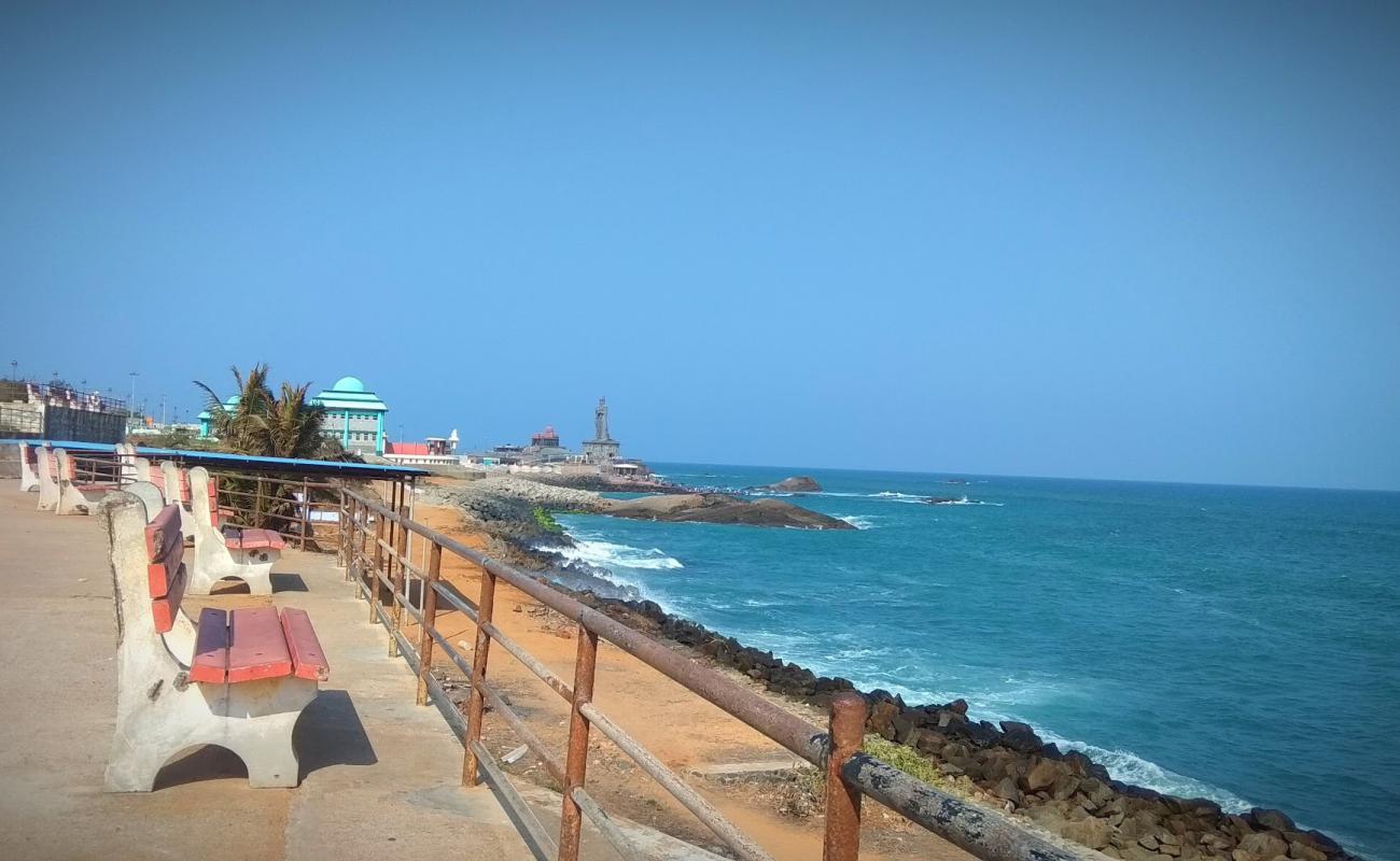 Foto af Kanyakumari Park Beach med sten overflade