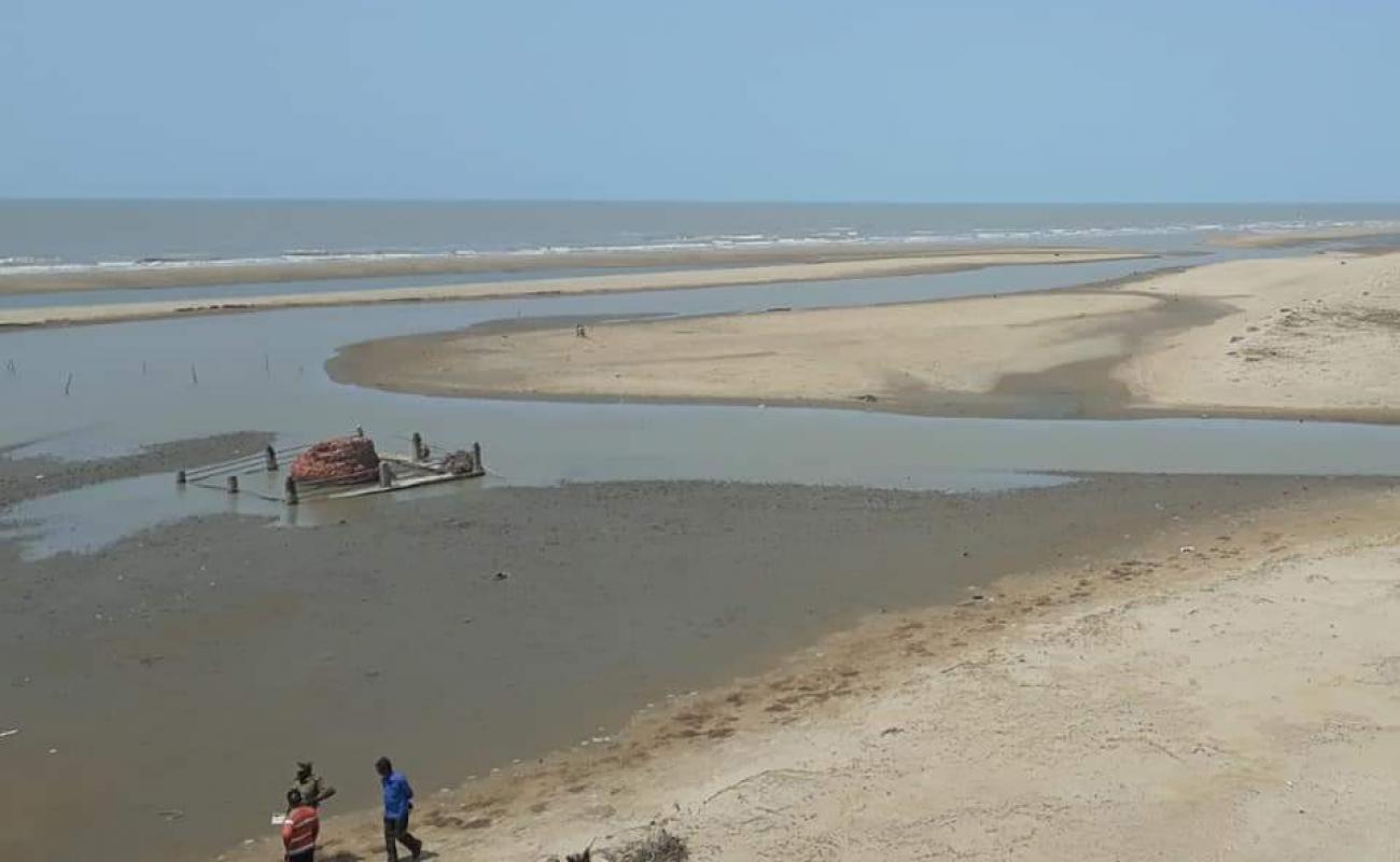 Foto af Point Calimere Beach med lys sand overflade