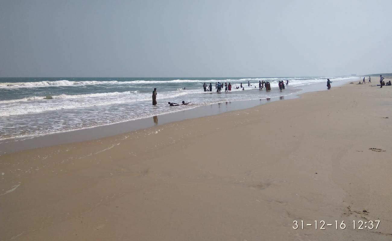 Foto af Samiyar Pettai Beach med lys sand overflade